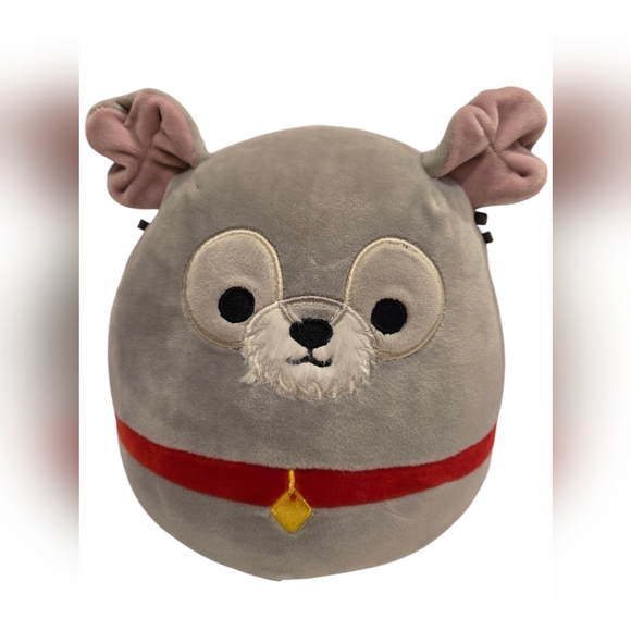 Original Squishmallows Disney Lady and The Tramp Plush Gray Dog Stuffed Toy 10" - Picture 2 of 12